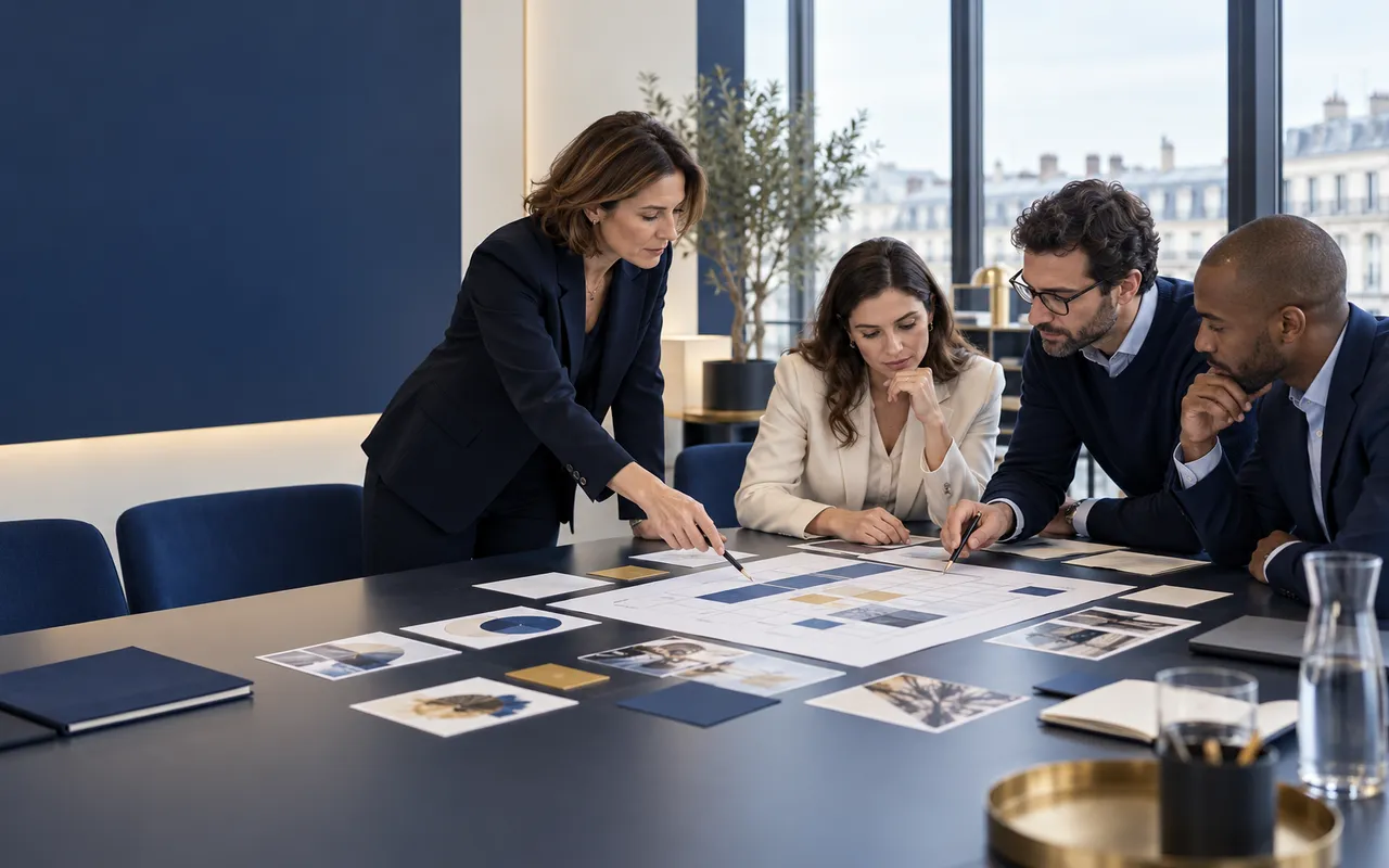 Four verbs — understand, use, decide, oversee — organizing the training