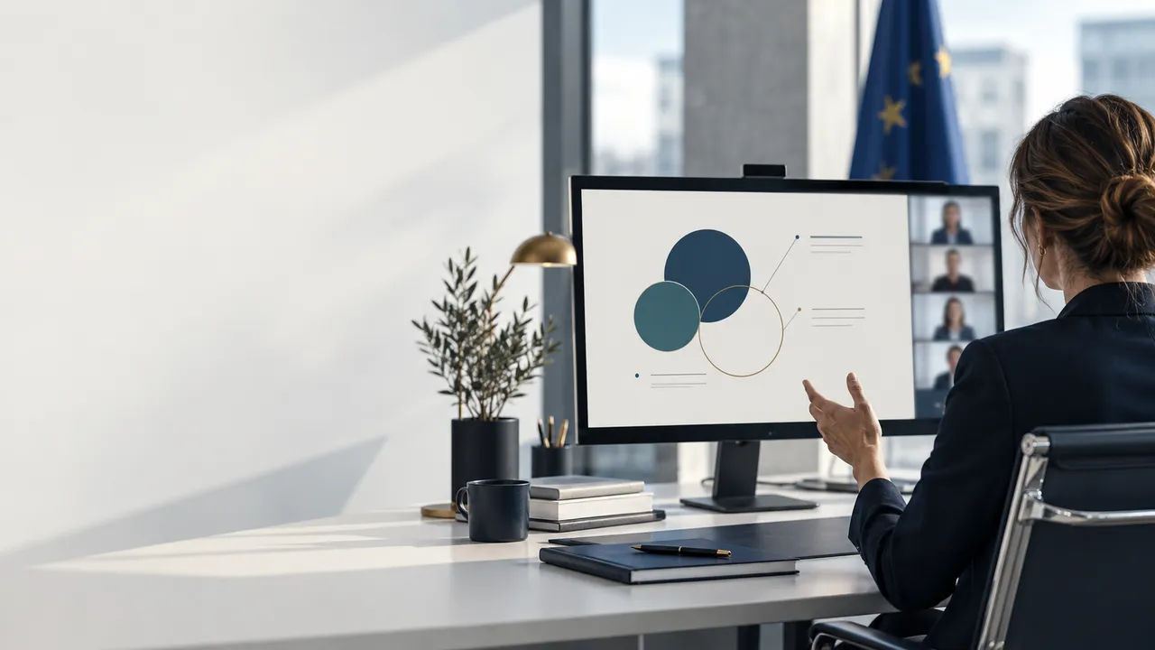 Session de webinaire sur la conformité IA et le RGPD.